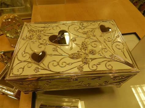 glass and metal engraved small jewelry box|things remembered jewelry box.